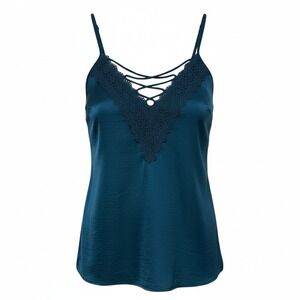 NWT Love On A Hanger Whimsigoth Lace‎ Cami Top Womens Sz L Dark Fairy Romantic